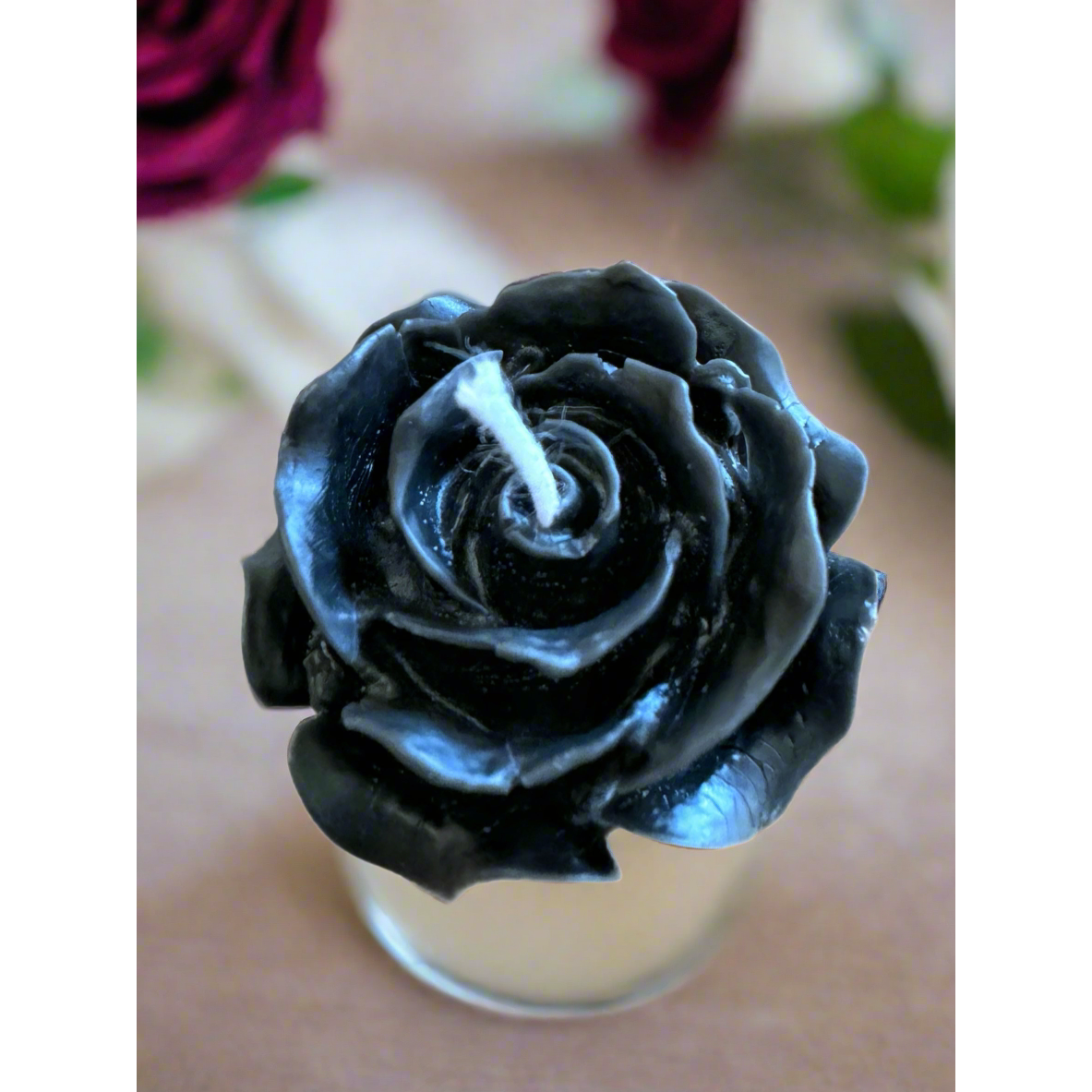 Limited Edition Set of 2 Black Rose Candle Honoring Ancient Armenia | Scented Black Rose & Oudh