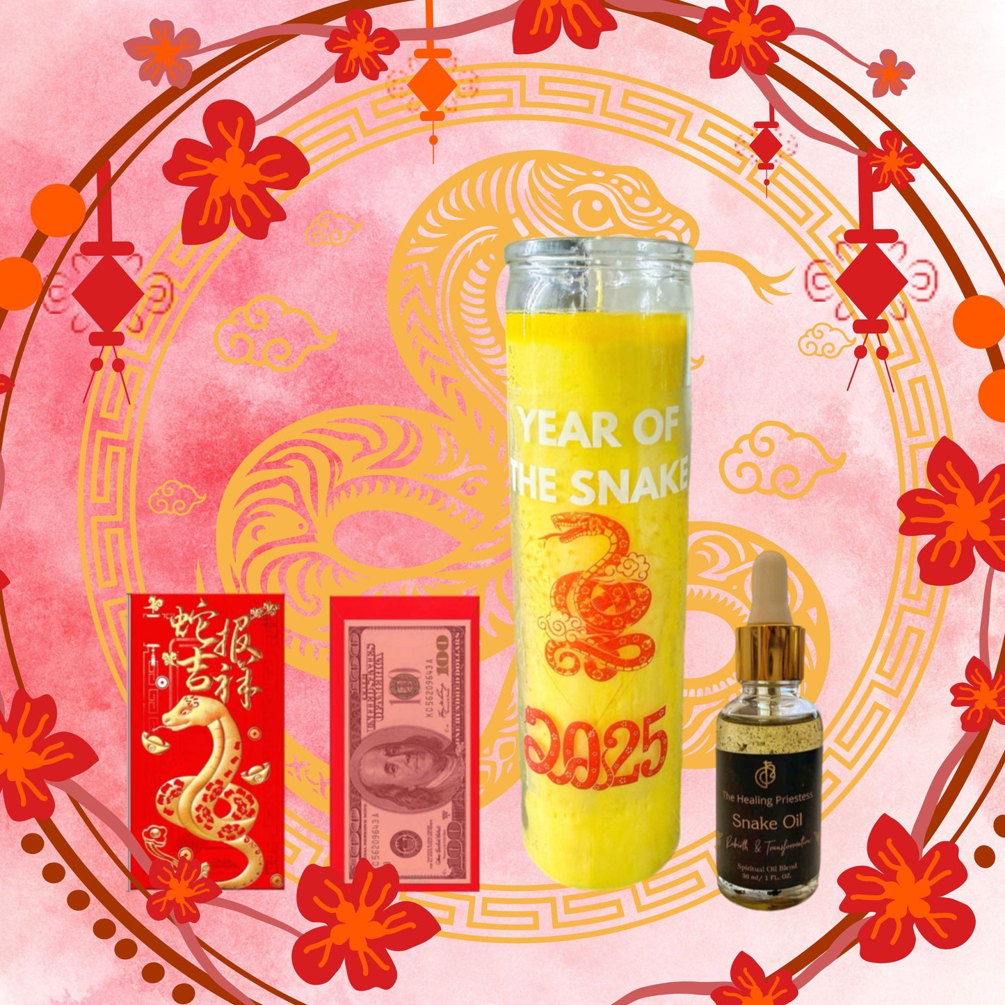 Year of the Snake | Chinese Lunar New Year Candle Set