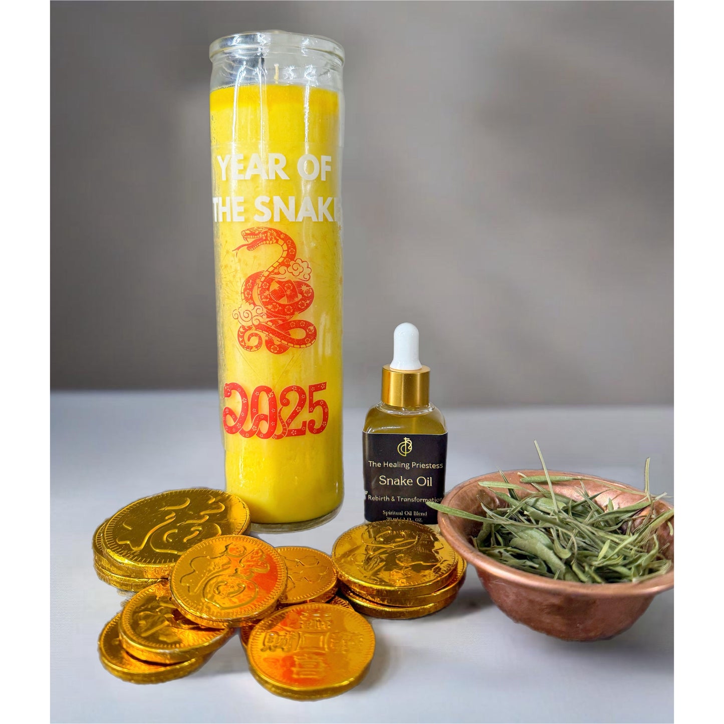 Year of the Snake | Chinese Lunar New Year Candle Set