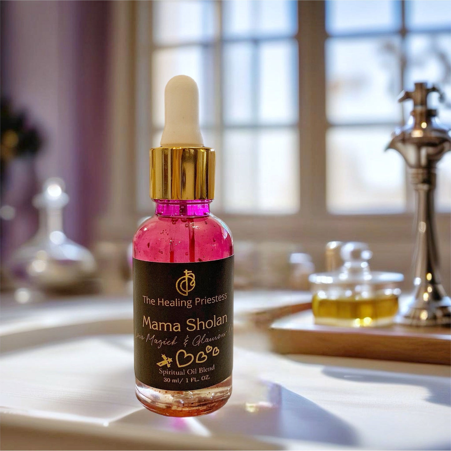 Mama Sholan Love Magick & Glamour Oil & Riches - Sweet Water Energy