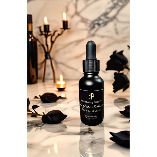 Black Petal Moon Spiritual Oil Blend from the Goth Collection