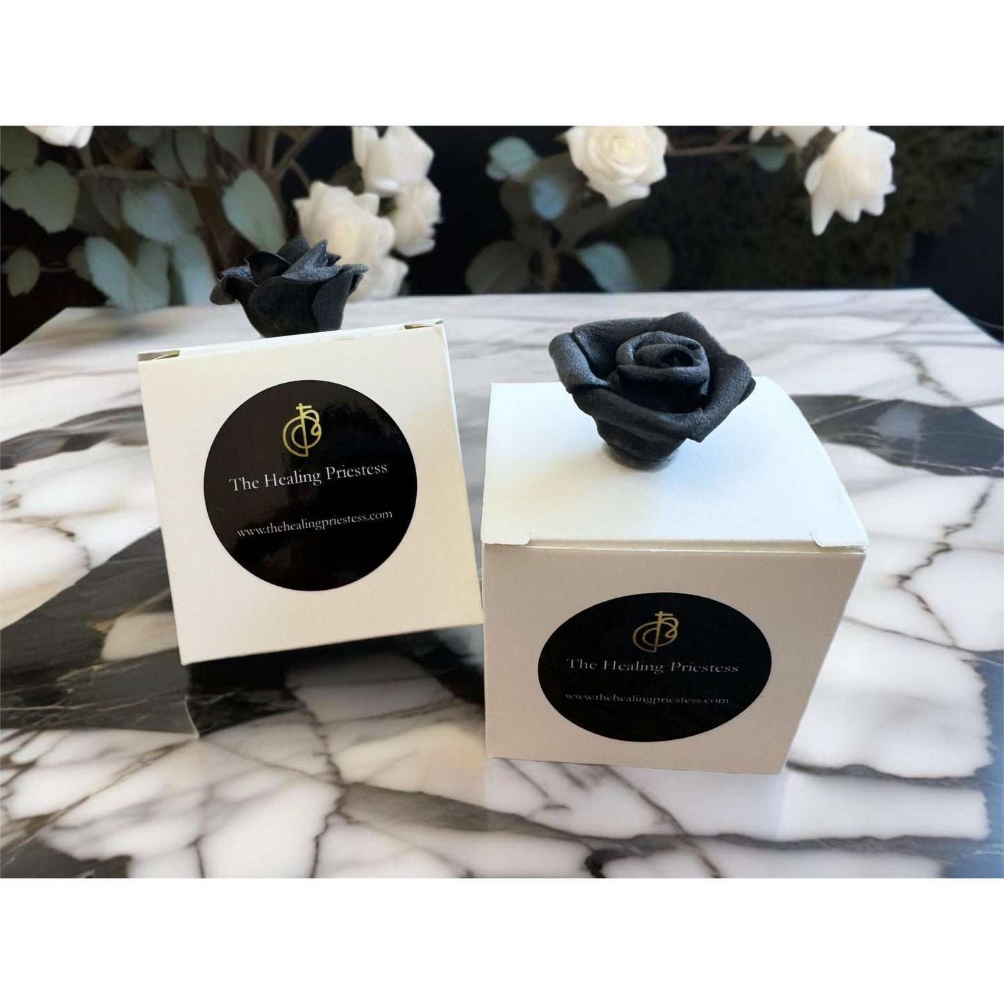 Limited Edition Set of 2 Black Rose Candle Honoring Ancient Armenia | Scented Black Rose & Oudh